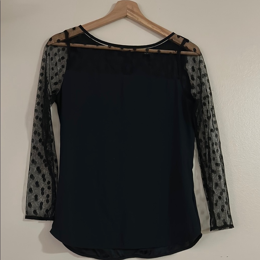 Express Black Long Lace Sleeve Dress XS /Closet Staples